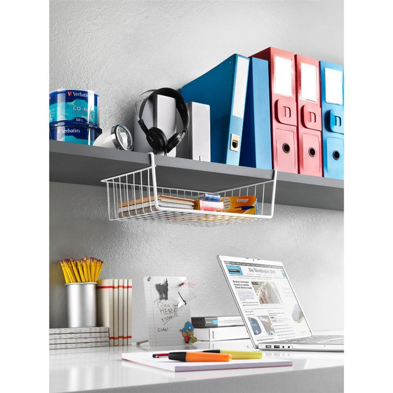 Afbeelding laden in galerijviewer, Metaltex hangmand 40x26x14 cm wit metaal
