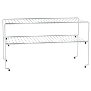 Metaltex sky ruimtewinner 2 etages 47x23x26 cm zilver