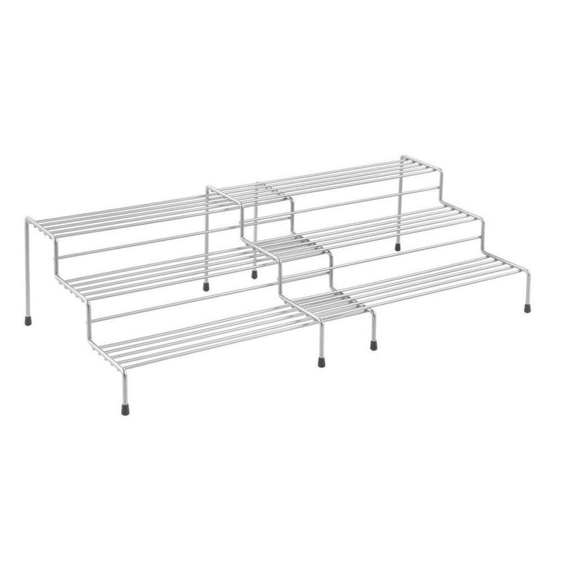 Load image into Gallery viewer, Metaltex smart kitchen 2-delig schuifbaar kruidenrek 28 55x23x13 cm zilver
