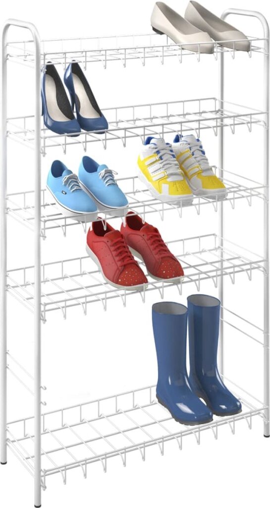 Load image into Gallery viewer, Tomado-metaltex tomado metaltex shoe 6 schoenenrek wit 64x23x104 cm 6 verdiepingen
