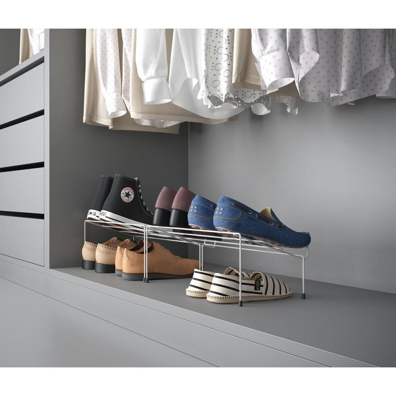 Load image into Gallery viewer, Metaltex cipok schoenenrek 42x24x17 cm 2 stuks wit
