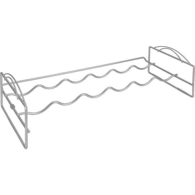 Load image into Gallery viewer, Metaltex Metaltex Wijnrek voor 6 Flessen 56x25x13 cm Zilver
