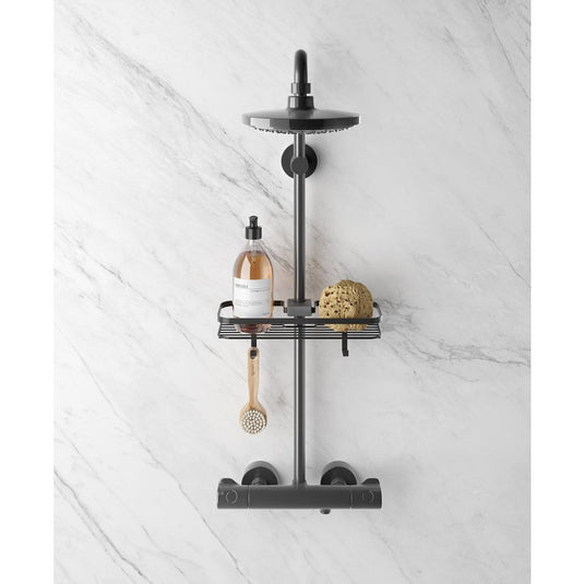 Metaltex doucherek 29x11x9 cm mat zwart