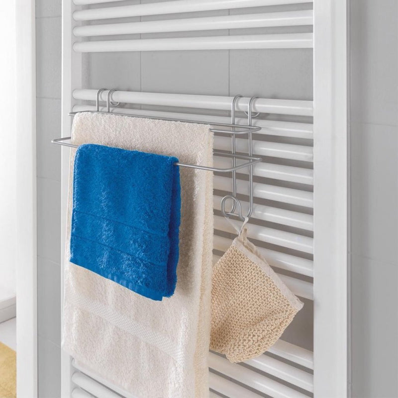 Load image into Gallery viewer, Metaltex handdoekrek radiator 39x15x20 cm zilver
