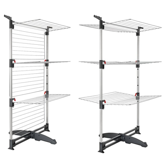 Metaltex ciclone vario droogtoren 38 m drooglengte zilver zwart