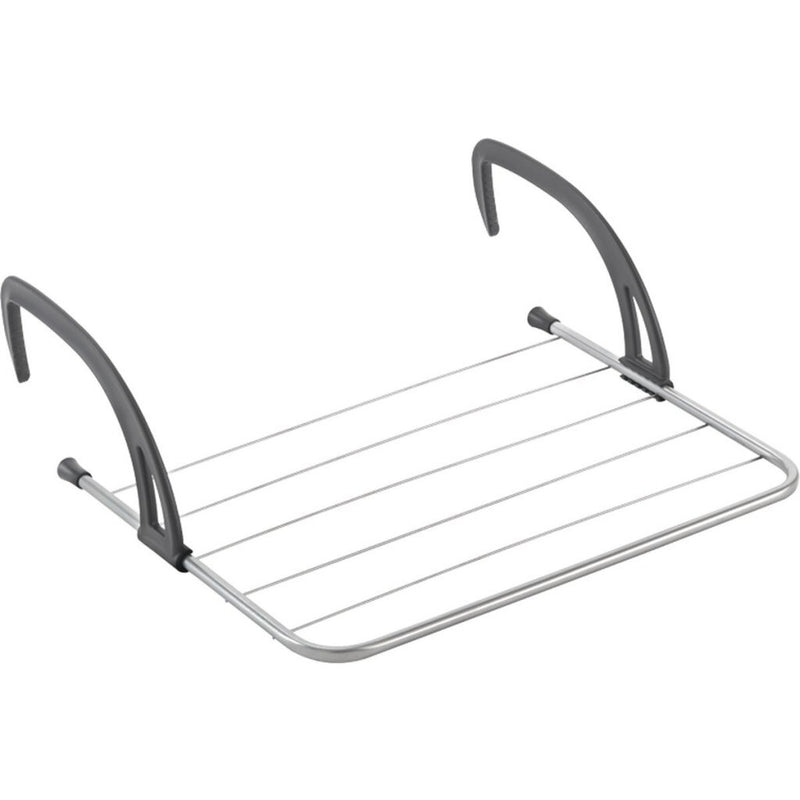 Load image into Gallery viewer, Metaltex favonio radiator-balkon droogrek 3 m drooglijn zilver zwart
