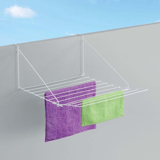 Tomado metaltex droogrek breda balkon hangdroogrek 7m wit