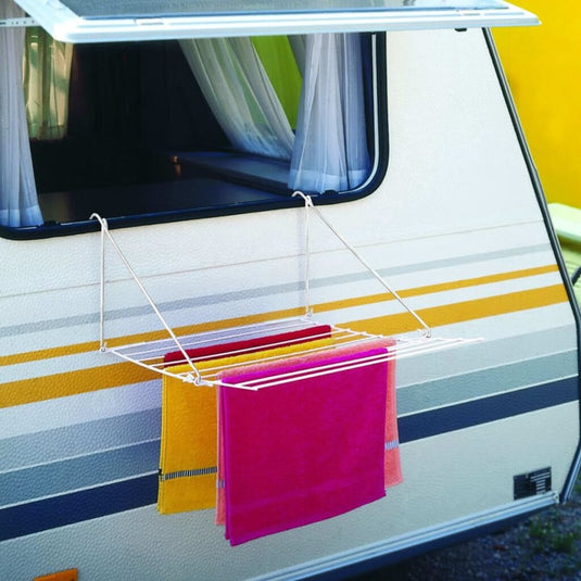 Tomado metaltex droogrek breda balkon hangdroogrek 7m wit