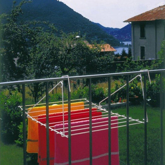 Tomado metaltex droogrek breda balkon hangdroogrek 7m wit