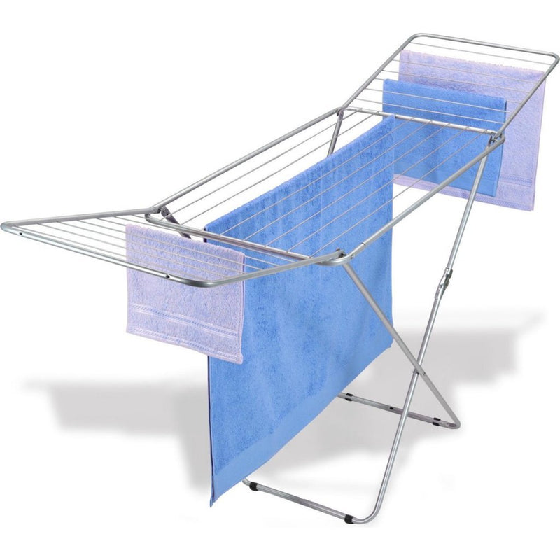 Load image into Gallery viewer, Metaltex capri droogrek 20 m drooglengte 55x105x206 cm zilver
