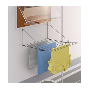 Metaltex tomado - droogrek breda - 7 meter drooglengte - ophangen aan radiator, deur, douchewand of balkon - matzwart