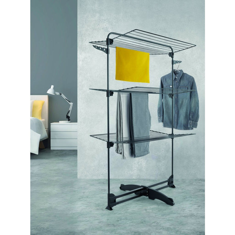 Load image into Gallery viewer, Metaltex Metaltex Storm Droogtoren 34 m Drooglengte Zwart
