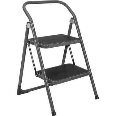 Metaltex kappa 2 huishoudtrap met 2 treden 47x48x76 cm zwart