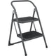 Metaltex kappa 2 huishoudtrap met 2 treden 47x48x76 cm zwart