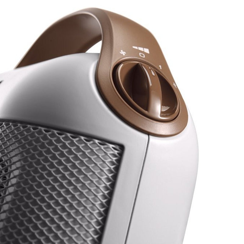 Load image into Gallery viewer, Delonghi hfx30c18.iw keramische kachel wit bruin
