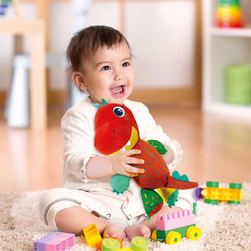 Load image into Gallery viewer, Clementoni Baby Pluchen Knuffel Dinosaurus
