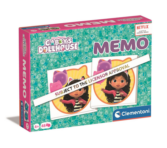 Clementoni memo - gabby's dollhouse