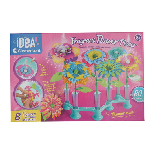 Clementoni idea geurbloemen maken knutselset, 8 bloemen