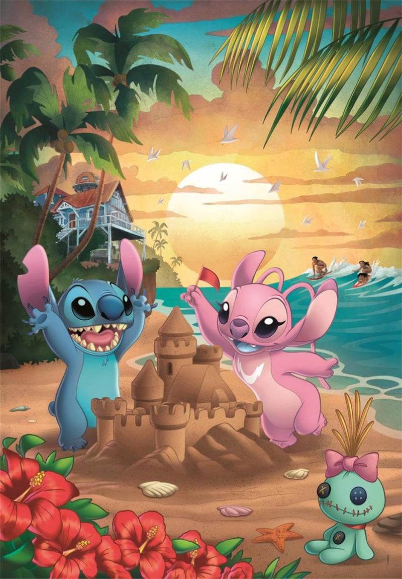 Afbeelding laden in galerijviewer, Clementoni puzzel 500 disney stitch compact box
