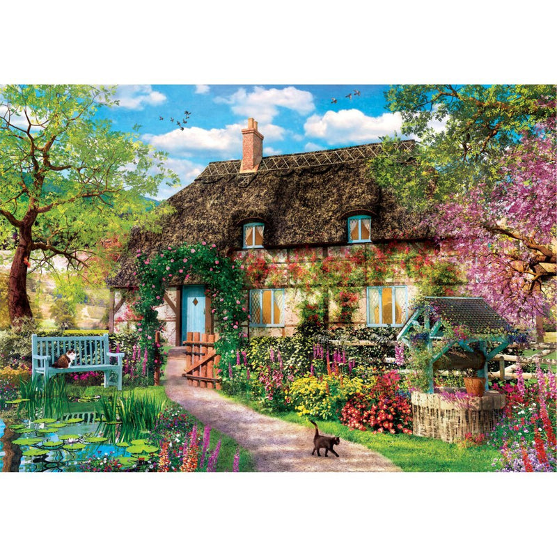 Load image into Gallery viewer, Clementoni high quality collection puzzel + poster het oude huisje 1000 stukjes
