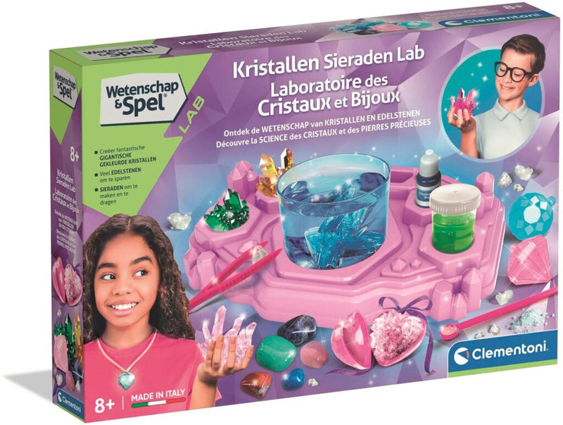 Load image into Gallery viewer, Clementoni wetenschap kristallen maken laboratorium groot
