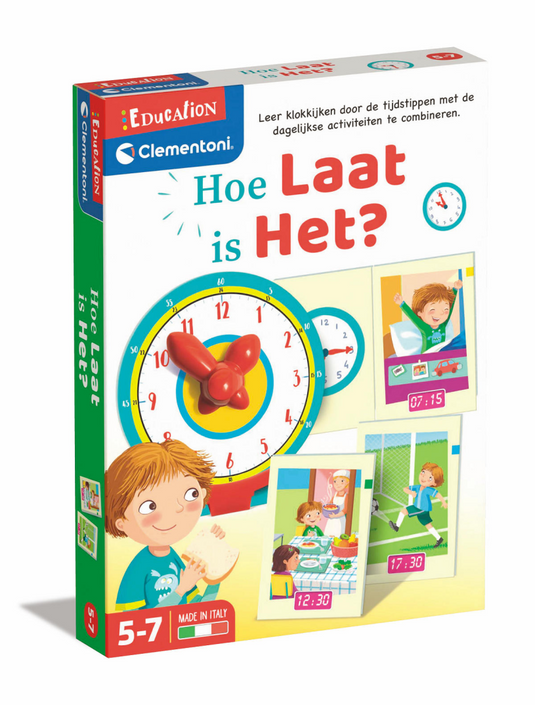 Clementoni education - hoe laat is het?