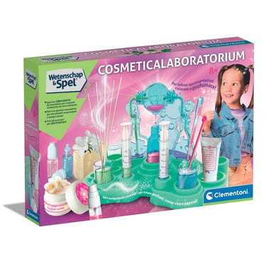 Clementoni wetenschap en spel - parfumlaboratorium - parfum maken - experimenteerdoos - geuren en kleurmiddelen - met accessoires - vanaf 8 jaar