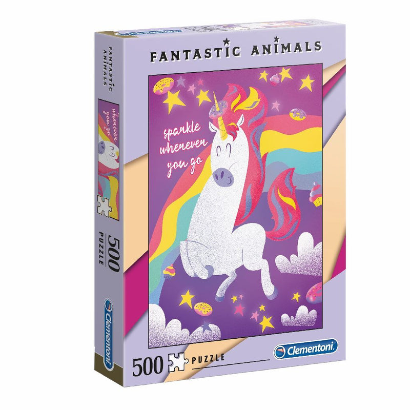 Load image into Gallery viewer, Clementoni fantastic animals puzzel 500 stukjes
