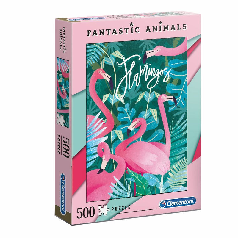 Load image into Gallery viewer, Clementoni fantastic animals puzzel 500 stukjes
