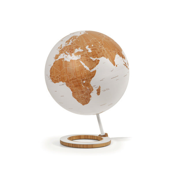 Load image into Gallery viewer, Atmosphere nr-0324bmbm-gb globe bamboo 25cm diameter bamboe metaal
