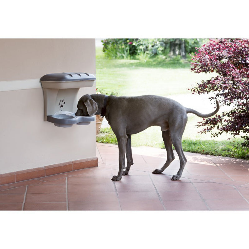 Load image into Gallery viewer, Bama pet hondenvoederbak 48x27x42 cm taupe
