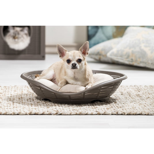 Bama pet pasha mand 48x46x11 cm taupe