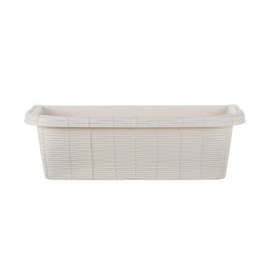 Bama fioriera bloem-balkonbak 60x20x18.5 cm wit