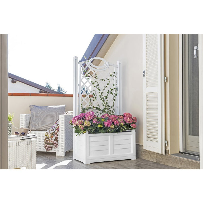 Load image into Gallery viewer, Bama fioriera separe bloemenbak 80x42.5x150 cm wit

