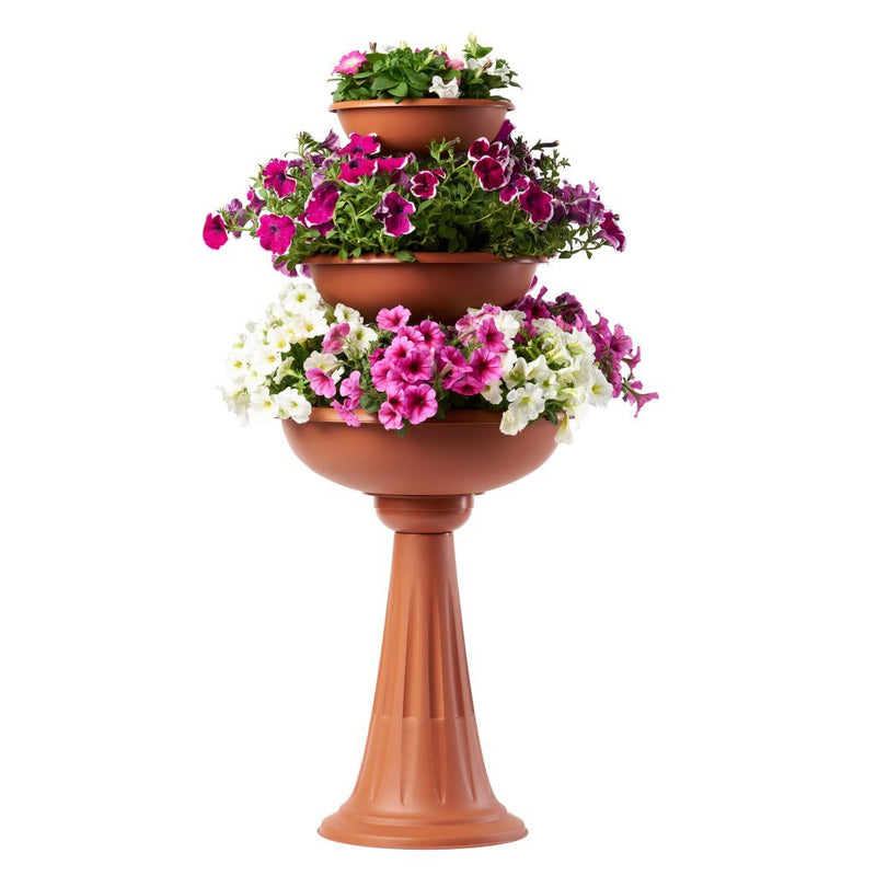 Afbeelding laden in galerijviewer, Bama trevy fioriera plantenbak 50x114 cm terracotta
