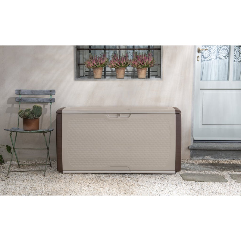 Load image into Gallery viewer, Bama mettitutto container 350l 122x56x63 cm beige taupe
