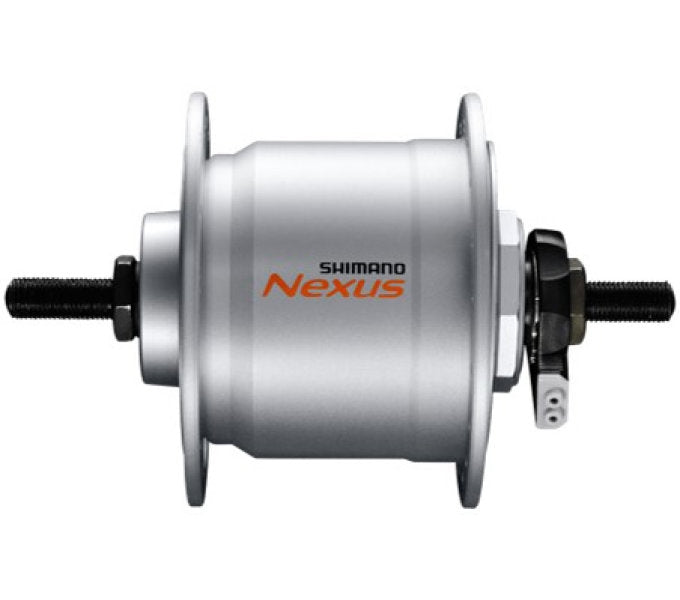 Load image into Gallery viewer, Shimano Dynamo Naaf 100 36 Zilver Dh-C3000 6V 3.0W Moer
