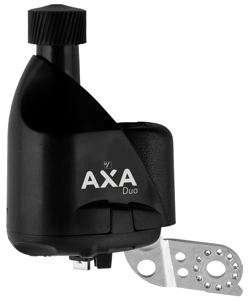 Load image into Gallery viewer, Axa Dynamo Duo linkse montage zwart (op kaart)
