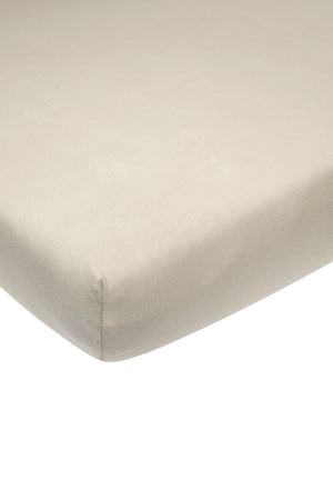 Meyco baby uni hoeslaken boxmatras - sand - 75x95cm
