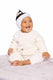 Dooky® dooky x nijntje baby gehoorbescherming – zachte verstelbare hoofdband – 6-12 maanden - wit – oeko-tex katoen – licht comfortabel