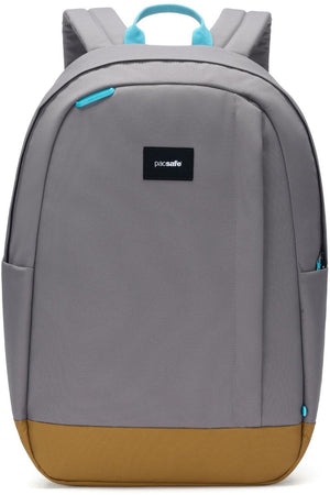 Pacsafe go rugzak - 25l - laptop 16 inch - rfid - gerecycled - anti-diefstal - grijs