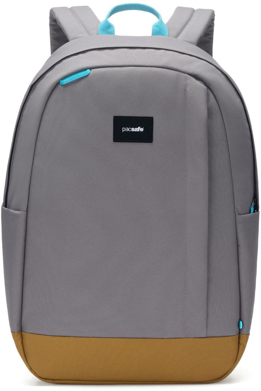 Pacsafe go rugzak - 25l - laptop 16 inch - rfid - gerecycled - anti-diefstal - grijs