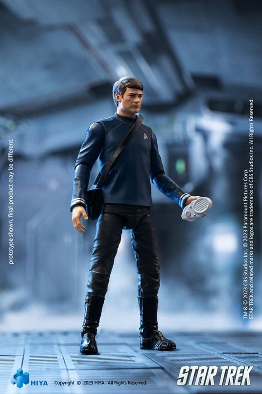Hiya toys star trek exquisite mini action figure 1 18 star trek 2009 mccoy10 cm action figuur