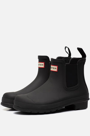 Hunter - regenlaarzen voor vrouwen - originele chelsea - zwart - maat 38eu