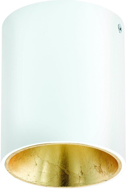 Eglo polasso opbouwspot - led - ø 10 cm - wit goud
