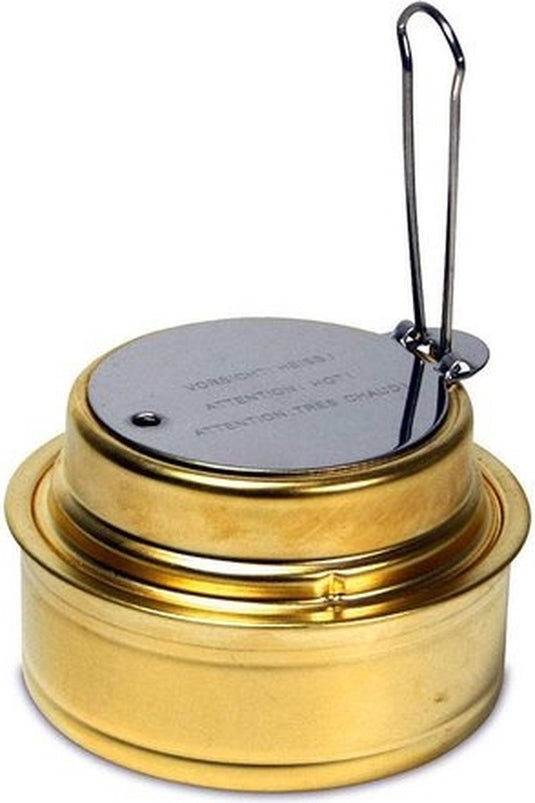 Esbit spiritus alcohol brander - messing - compact - met handvat