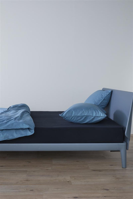 Beddinghouse jersey - topper hoeslaken - 90x200 220 - marineblauw
