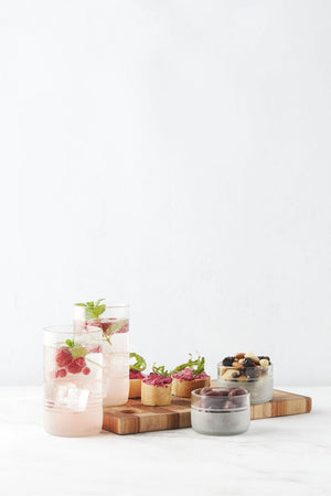 Point-virgule snijplank uit gerecycled teakhout 30x20x2cm 1 stuks