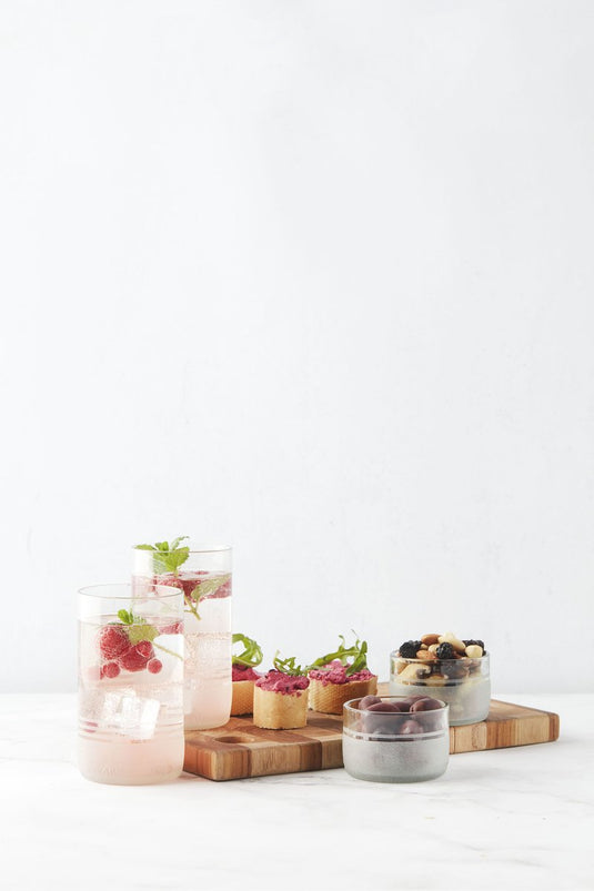 Point-virgule snijplank uit gerecycled teakhout 30x20x2cm 1 stuks