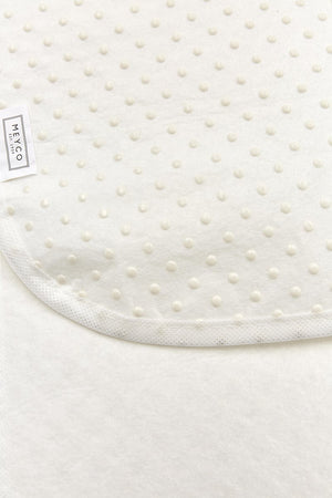 Meyco baby noppen matrasdek antislip ledikant - white - 60x120cm